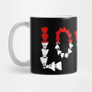 The art Loving Badminton Mug